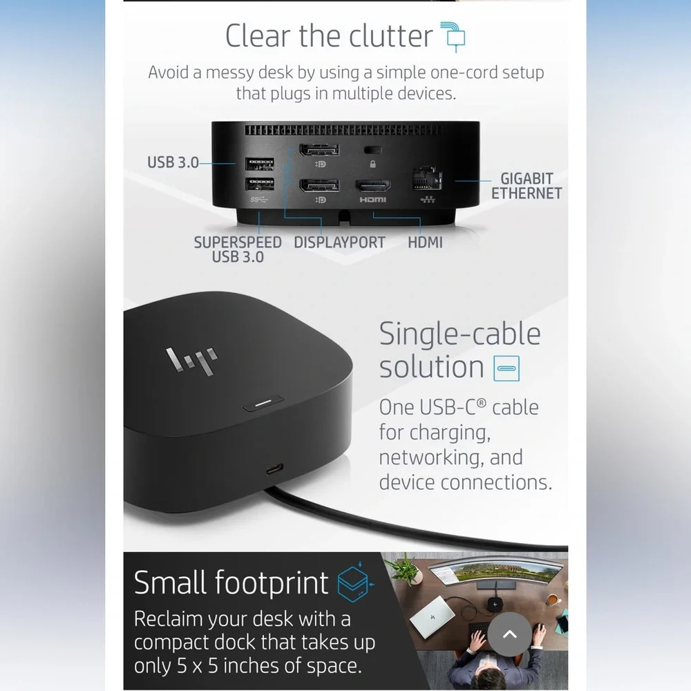 HP USB C DOCK G5